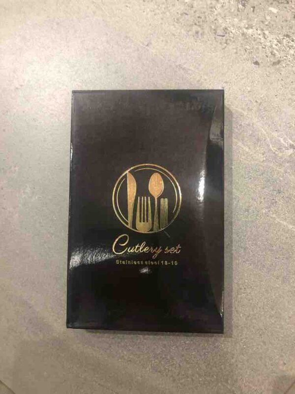 Подарункова коробка для столових приборів