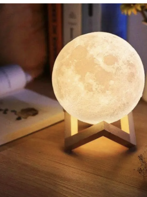 Нічник "Moon light" Місяць 15 см сенсорний акумуляторний з пультом