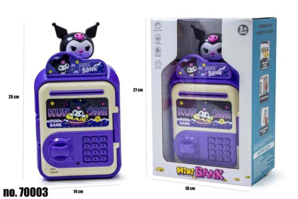 cb671965-5c14-480e-b78b-4a0d81320749.jpg Скарбничка-сейф "Kuromi/ Куромі" з кодовим замком