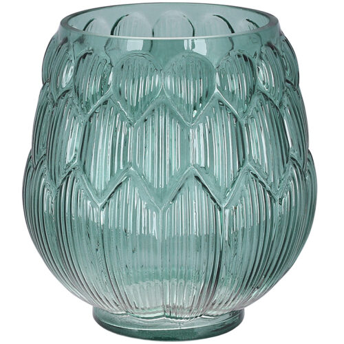 Ваза "Артишок" зелена 14х16 см