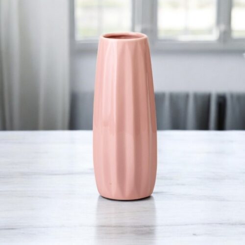 Ваза керамічна "Johanna" 23,5 см рожева