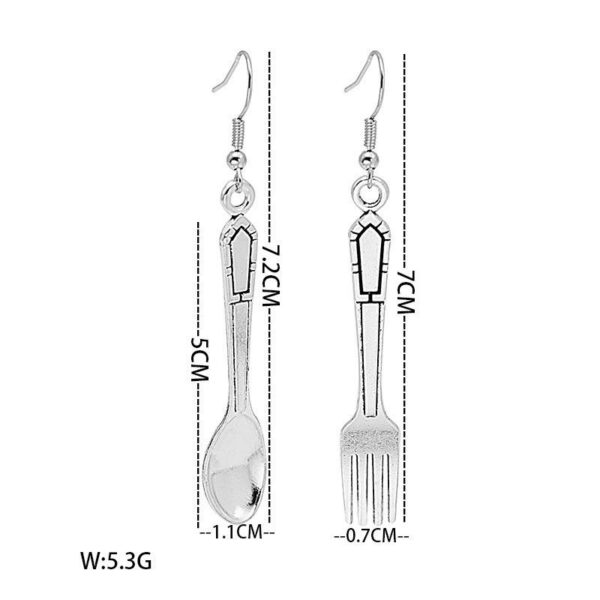 Сережки в стилі DIY "Ложка-виделка"