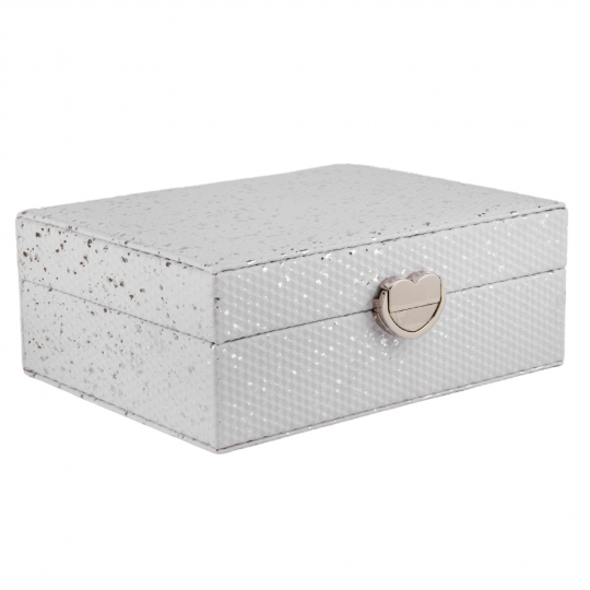 Скринька для прикрас з екошкіри "Рожеве сяйво" 16*21*8 см