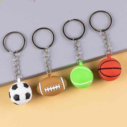 Брелок резиновий "М'яч" мікс