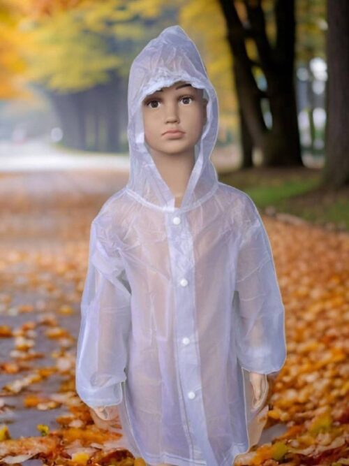 Дощовик дитячий Feeling Rain ПВХ 6-14 років білий