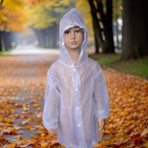 Дощовик дитячий Feeling Rain ПВХ 6-14 років білий