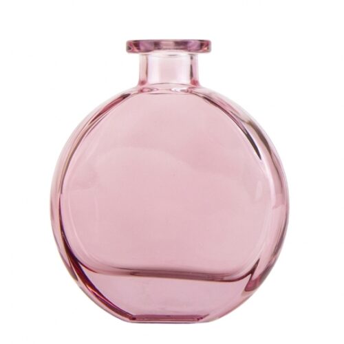 Ваза скляна "Флоресанс" рожева 12,5 см