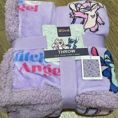 Плед "Стітч/Stitch" Primark пухнастий фліс (120*150)