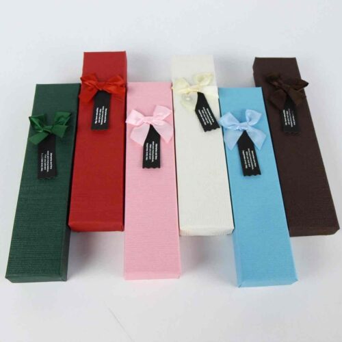 Коробочка для прикрас з паралоновою подушкою (20*4,5*2,7) мікс кольорів