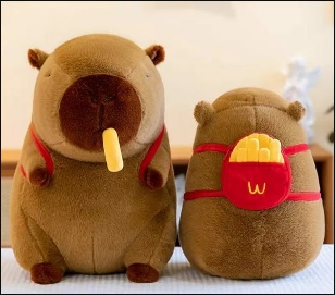 d0942b27-5322-42a6-b2f8-6106416eea74-1.jpg М'яка іграшка "Капібара" з рюкзаком Фрі 30 см