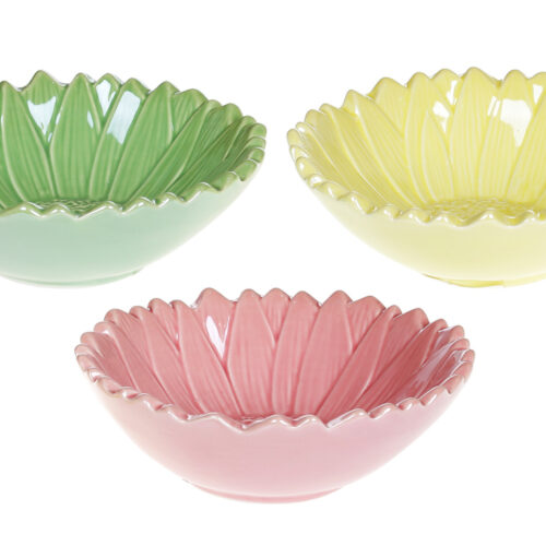 d0b9a652-6f50-4b42-93cc-6de13f1d50fa.jpg Піала керамічна "Квітка" жовтий/зелений/рожевий перламутр 240 мл 1 шт