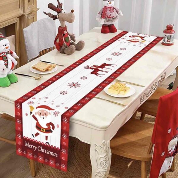 Скатертина-Раннер «Санта» Новорічна 35*180 см