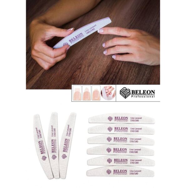 Пилочка для нігтів 150/180 Beleon банан