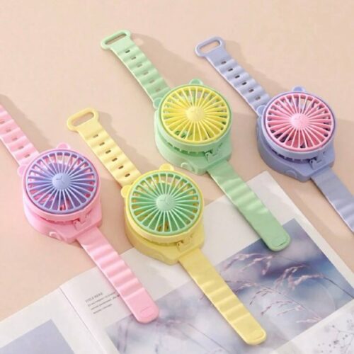 Браслет міні-вентилятор мікс кольорів