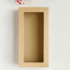 Коробка прямокутна з віконцем 15,5х7,2х7,2 см крафт