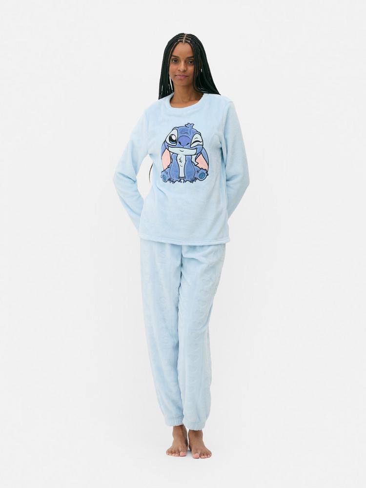 Піжама жіноча Primark "Stitch/ Стітч" плюшева