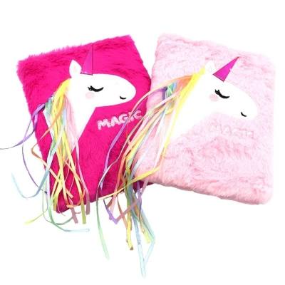 Блокнот А5 плюшевий JO "Єдиноріг Magic" 80 арк/ лінія