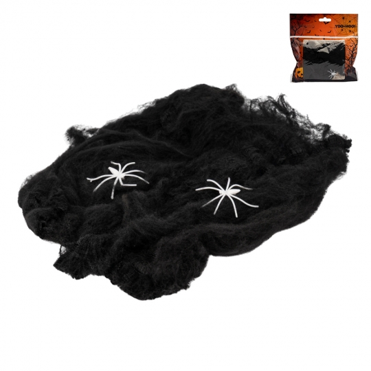 Декор на Хелловін "Павутиння" S (20 г) чорне