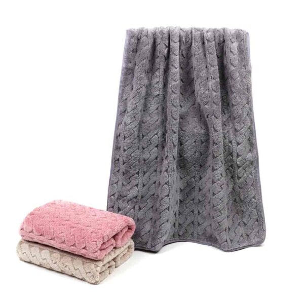 Рушник банний "Коса" мікрофібра (135x65 см)