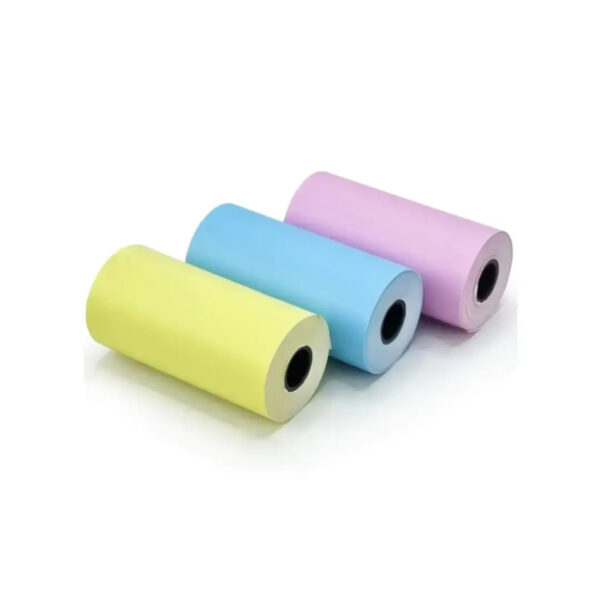 Папір для термо принтера Mini Printer клейкий кольоровий