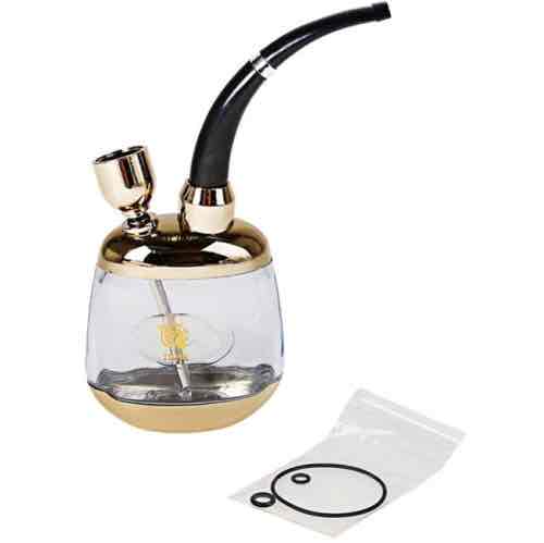 Кальян/ Міні-бонг для куріння золотий/срібний