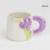 Чашка керамічна "Фіолетовий ірис" 400 мл