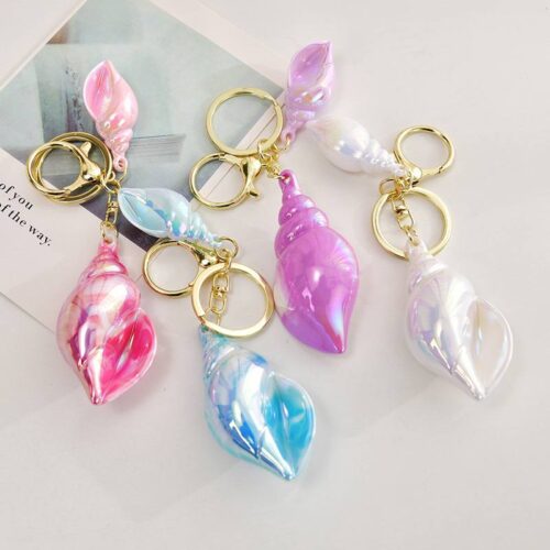 Брелок акриловий "Мушля" хамелеон барвиста