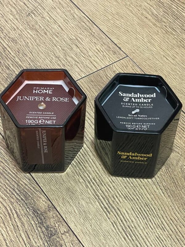 Ароматична свічка у склі "Шестикутник" Primark 190G (30 годин)