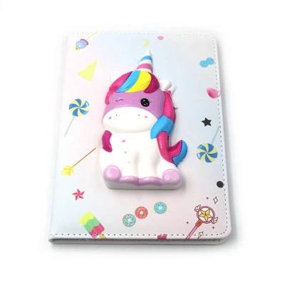 Блокнот А5 JO "Єдиноріг"  зі сквішем 80 арк./ лінія