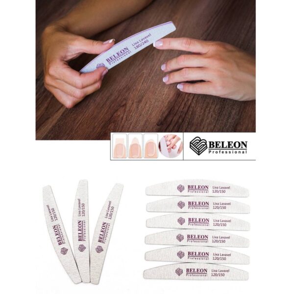 Пилочка для нігтів 120/150 Beleon банан