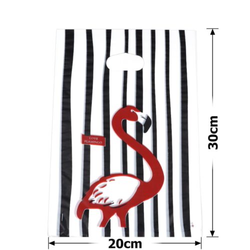 Пакет подарунковий ПВХ (20*30) "Фламінго"
