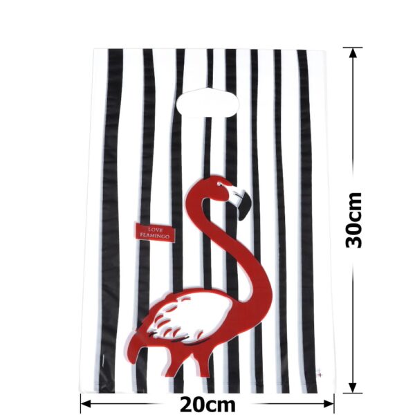 Пакет подарунковий ПВХ (20*30) "Фламінго"