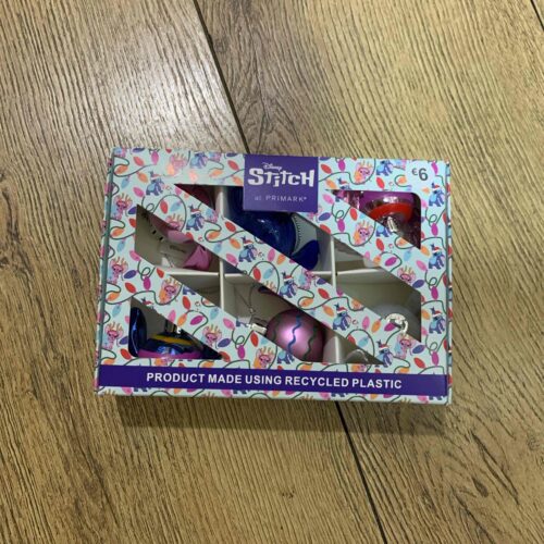 Набір ялинкових прикрас "Stitch" Primark 6 шт