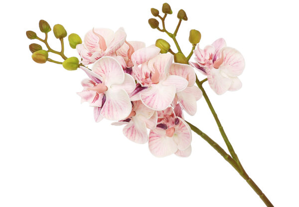 Штучна гілка "Орхідея" (латекс) 60 см рожева