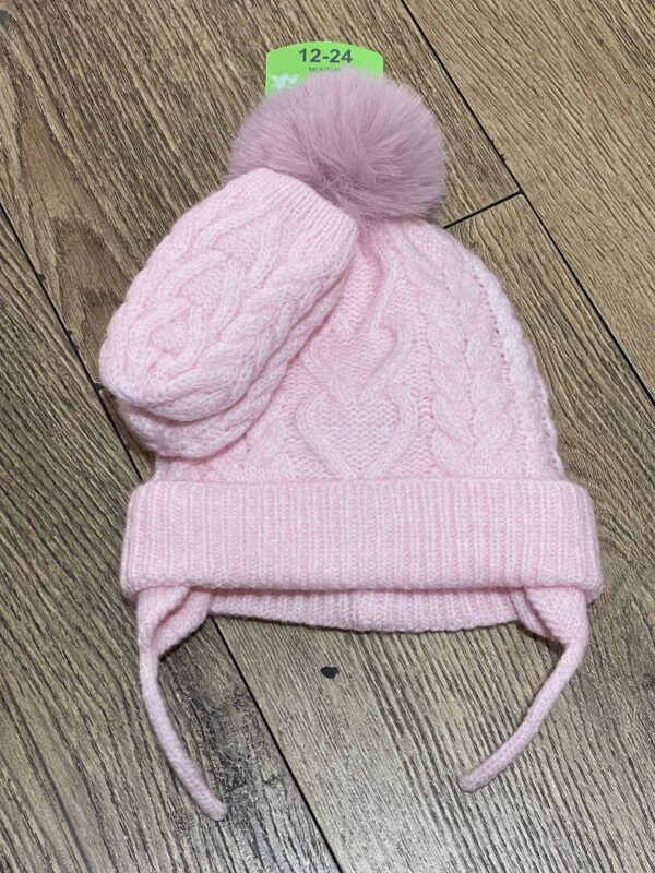 Шапочка дитяча з рукавичками Primark рожева