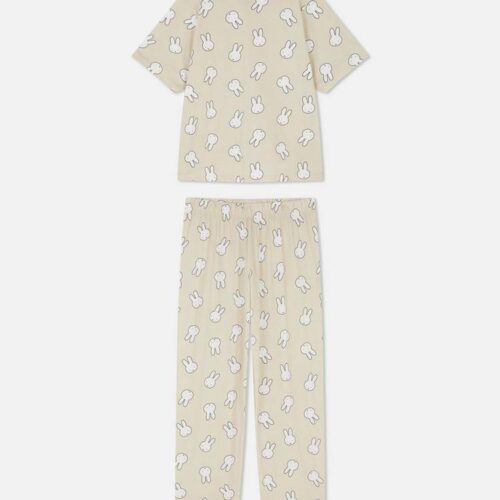 dbaf83a9-9ac7-4554-ae3a-5809686eea56.jpg Піжама жіноча "Miffy" Primark (штани/футболка) котон беж