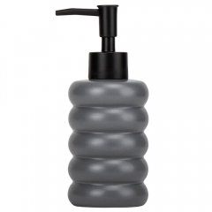 Дозатор для мила керамічний "Перлина" сірий