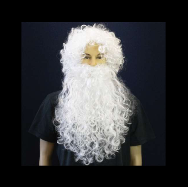 Борода Діда Мороза з перукою 35 см