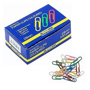 dfa36a9c-0978-4765-b967-1b0221061fc0.jpg Скріпки канцелярські BuroMAX круглі кольорові 28 мм (100шт)