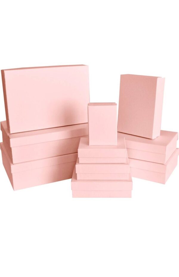 Коробка подарункова рожева №10 (37*27*11 cм)