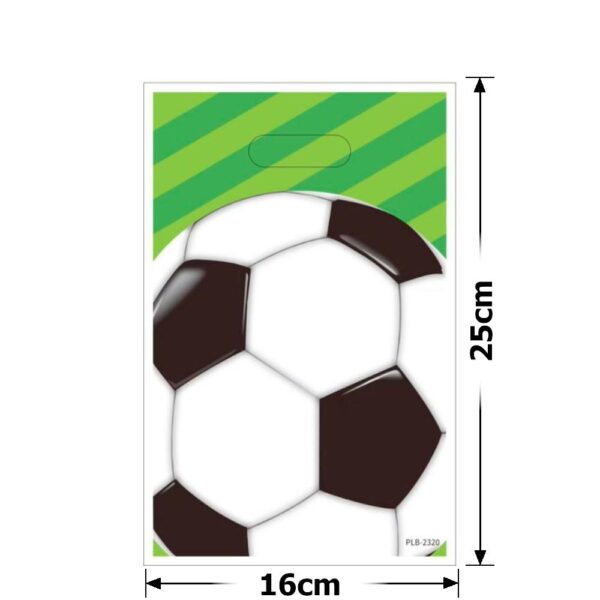 Пакет подарунковий ПВХ (16*25) 10 шт "Футбол"