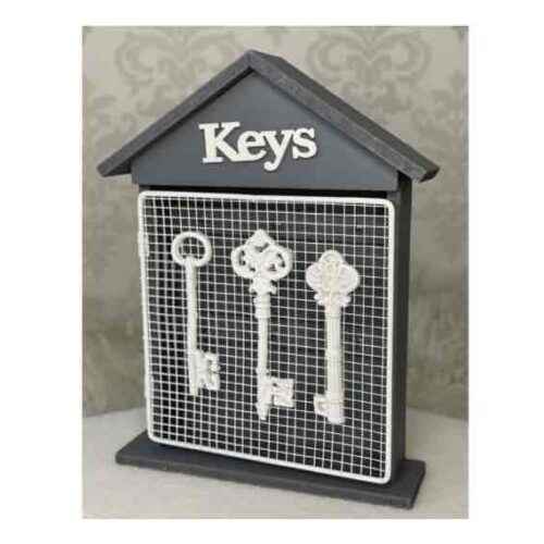 e0f4ce59-702c-47a8-8c54-cf792de228d7.jpg Ключниця "Keys" форма будинку сіра