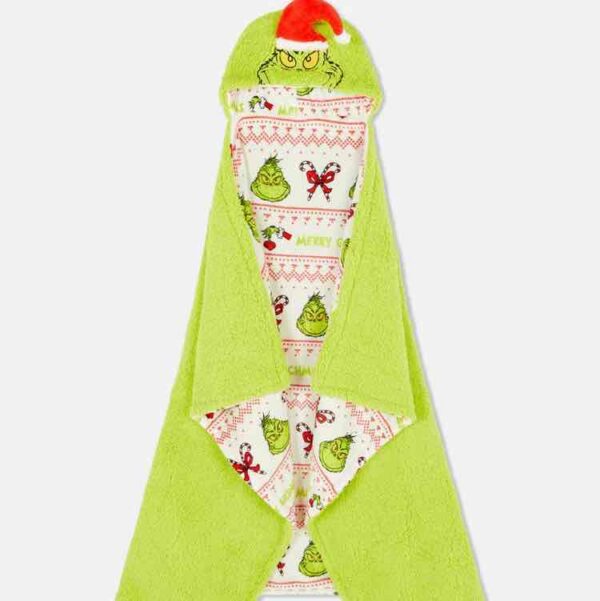 Плед з капюшоном "Грінч" Primark (120*150)