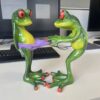 Статуетка "Жабки - кумедна сцена" 12 см набір 2 шт