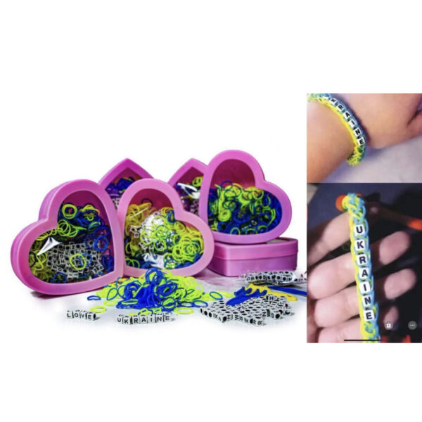 Гумки для 
 плетіння браслетів Ukraine