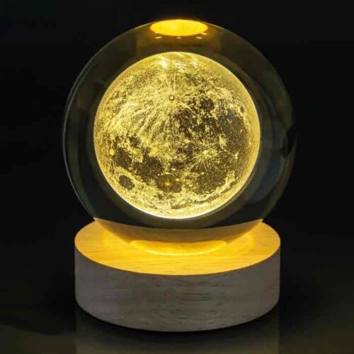 Нічник скляна куля "Планета Земля" 8 см