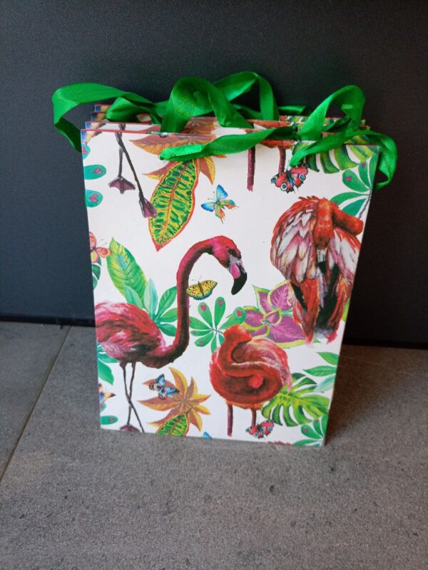 Пакет подарунковий "S" (23*18*10) "Фламінго"