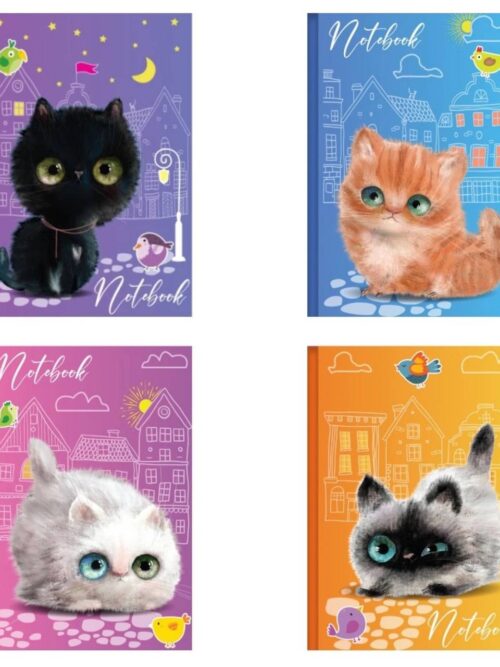 e25886d3-aed6-41c3-a9bb-57064968492c-2.jpg Блокнот А6 Рюкзачок "Cute Cats/Котики" 48 арк.