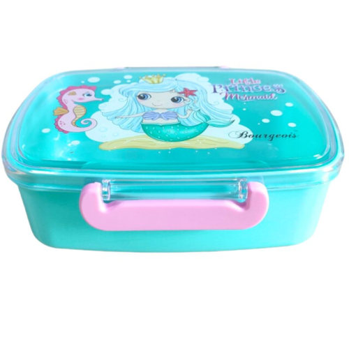 e2fa0490-528d-4dcc-9ede-f2e584ebe069.png Ланч бокс Bourgeois "Русалка» прямокутний з роздільними 750 мл