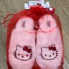 Тапочки-сабо жіночі "Hello Kitty" Primark у мішечку білі пухнасті